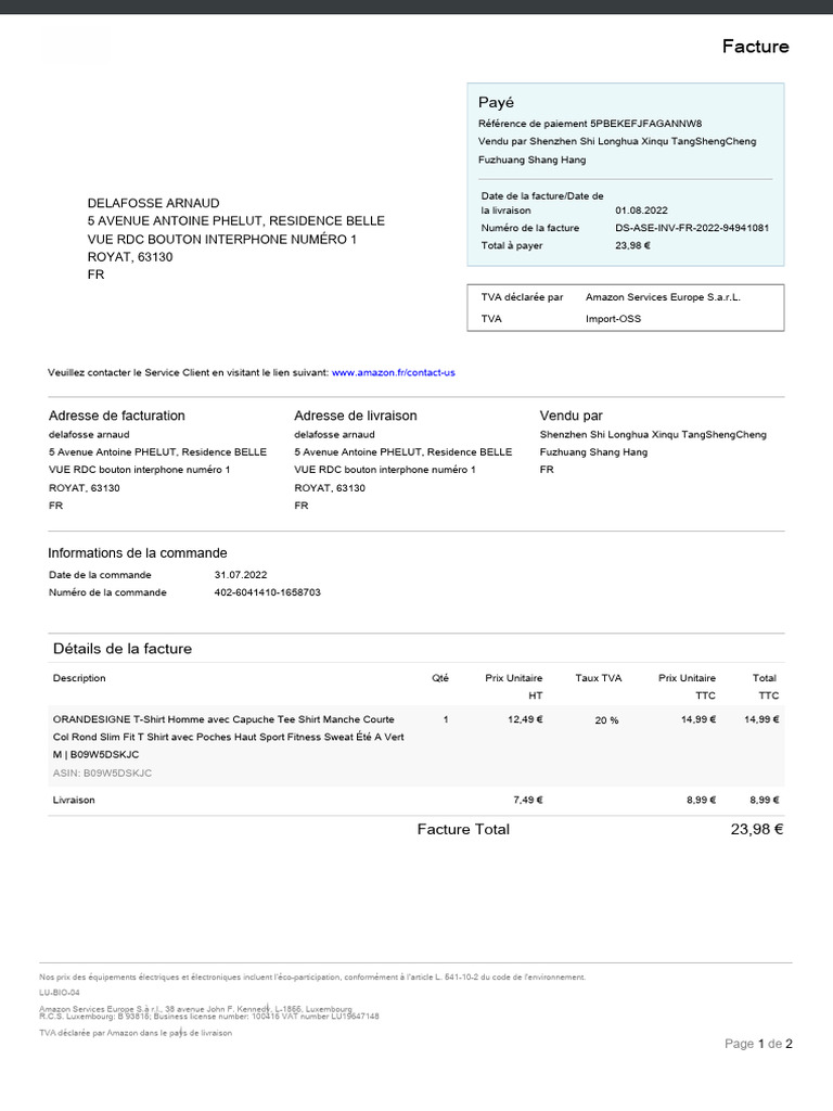 Invoice | PDF