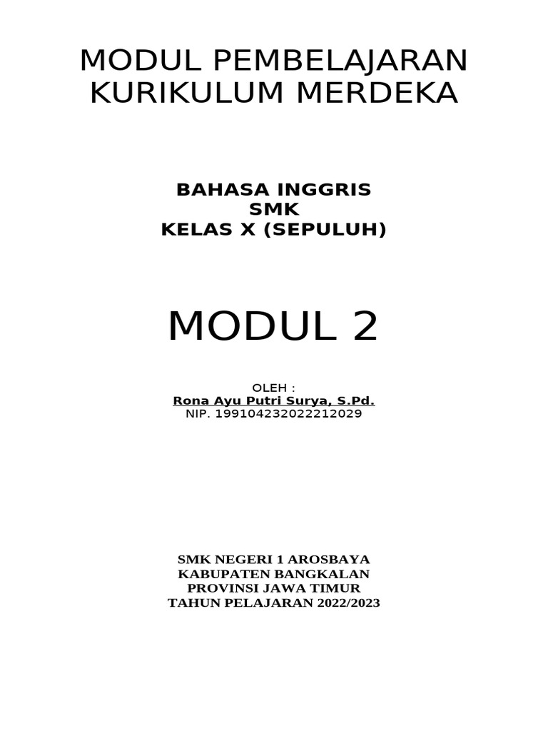 Modul 2 | PDF