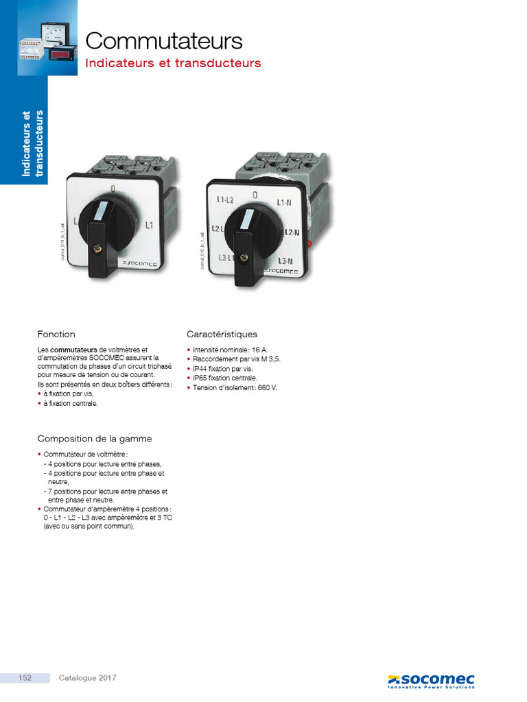 Selector Switches - Catalogue - Pages - 2016 10 - DCG - FR FR | PDF