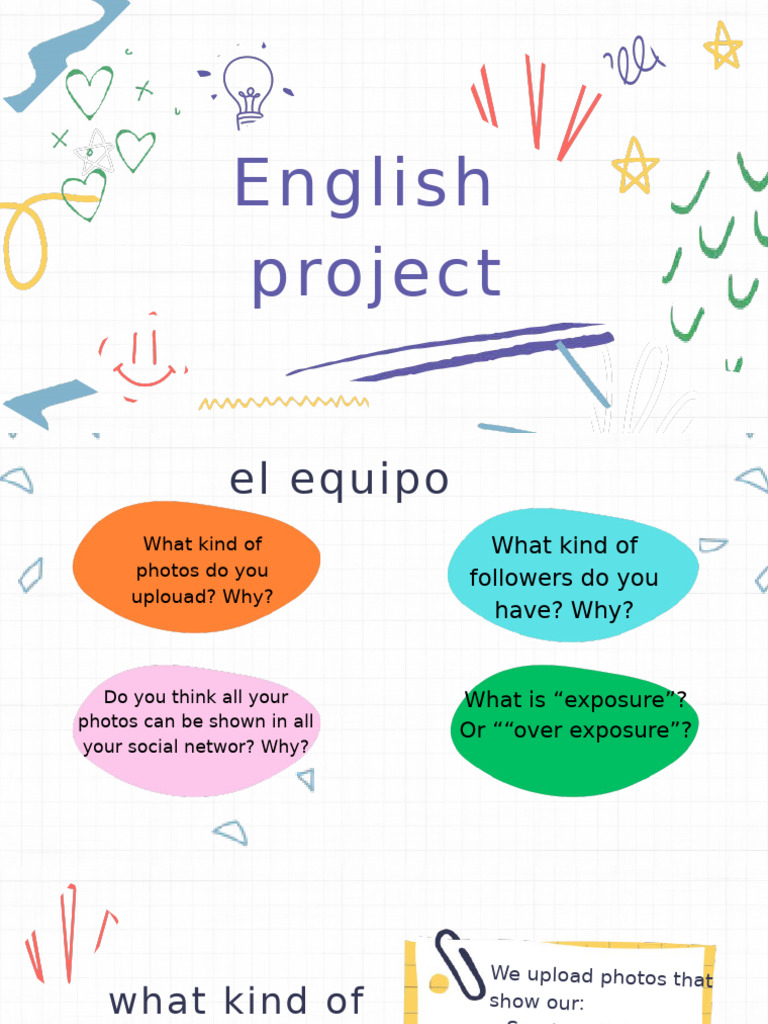 English Project Photos | PDF
