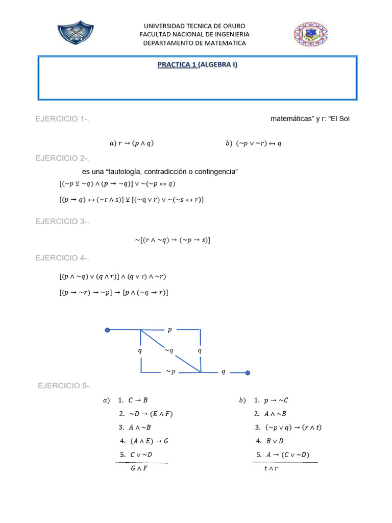 Practica 1 Mat 1100 F | PDF