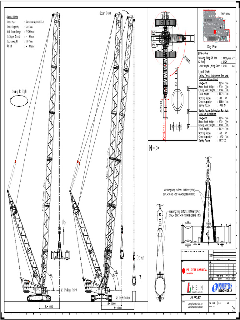 Lifting Plan 10-E-411 | PDF