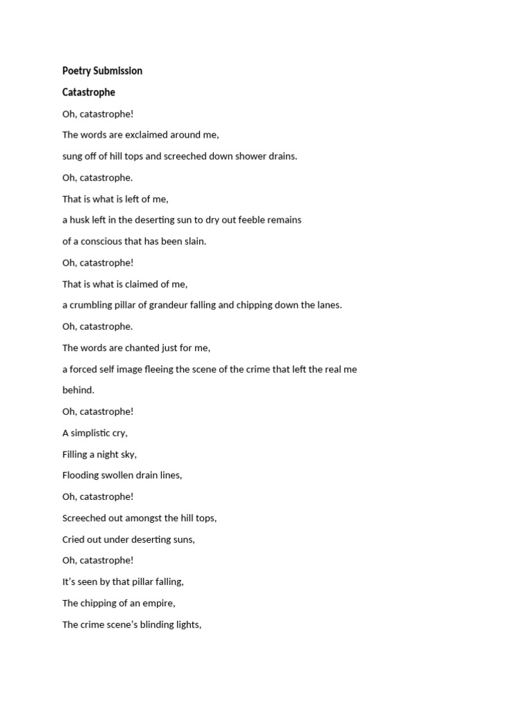 Poetry 2 Poems, 100 Lines | PDF