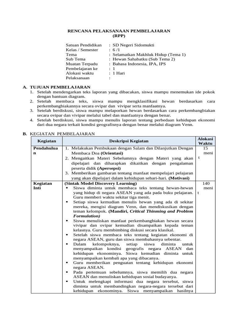 Dowload soal tema 1 sub tema 2 kelas 3