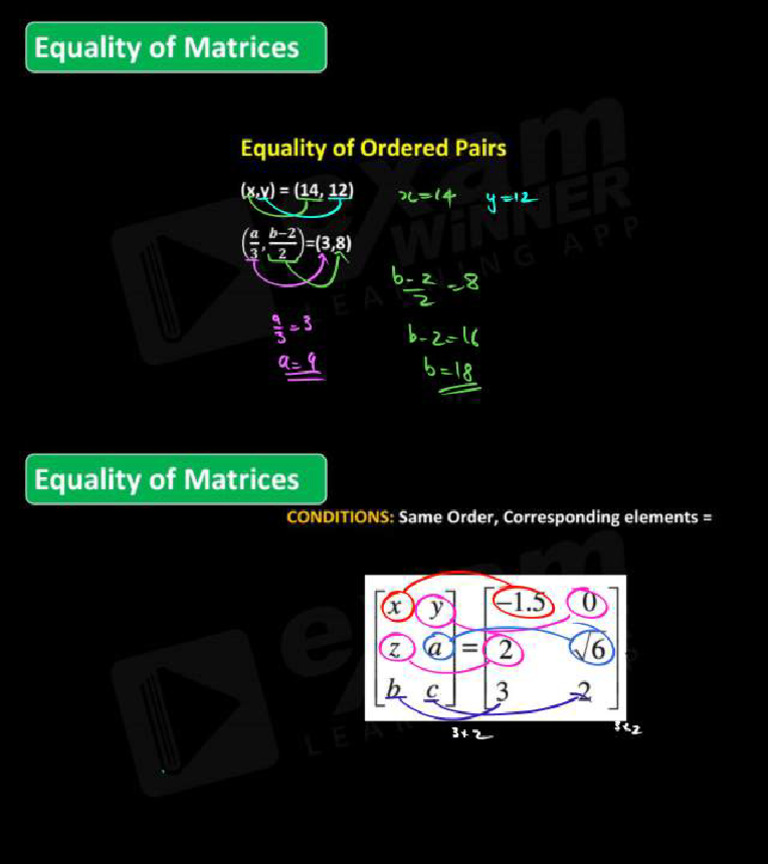 Matrices 26 27 | PDF