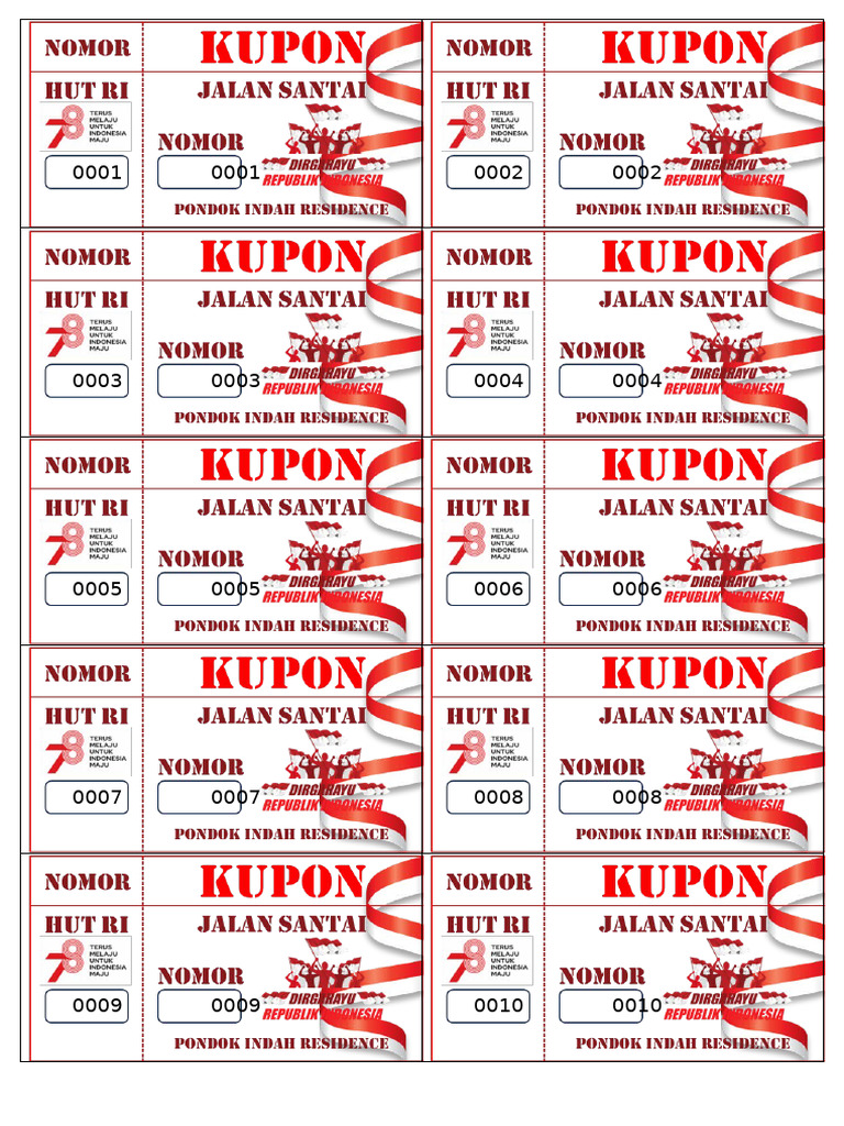 Cetak Kupon | PDF