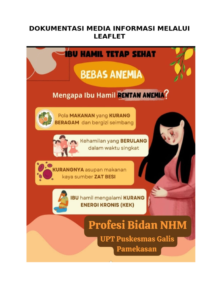 Dokumentasi Media Informasi Melalui Leaflet | PDF
