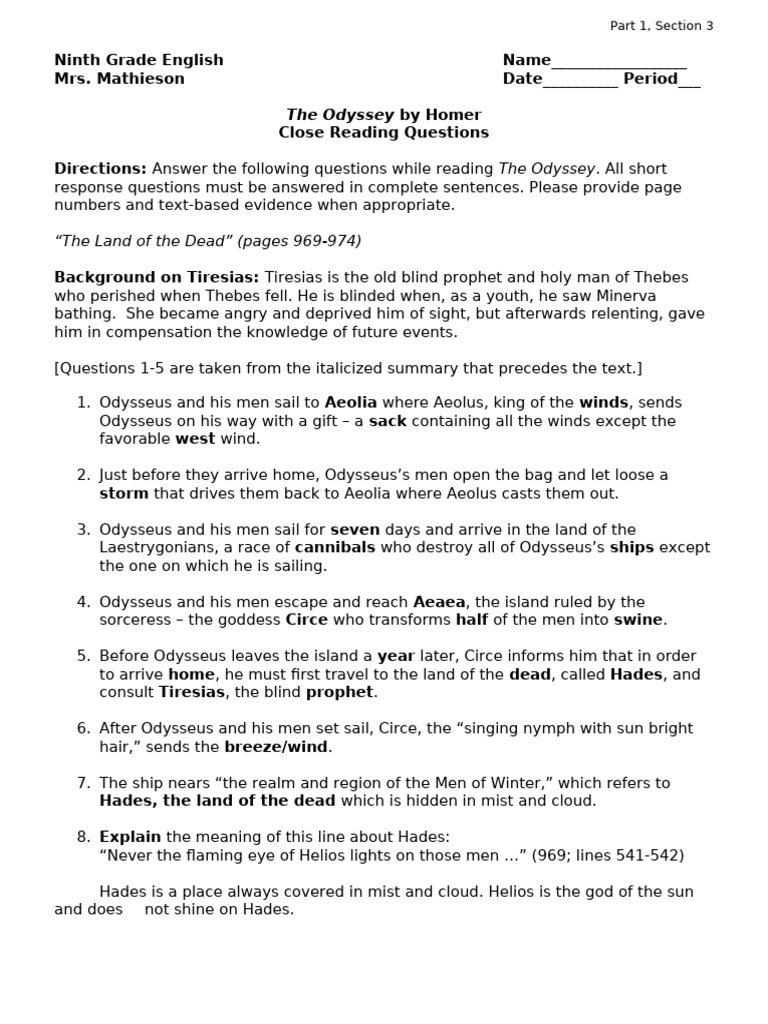 the-odyssey-part-i-close-reading-questions-the-land-of-the-dead-key