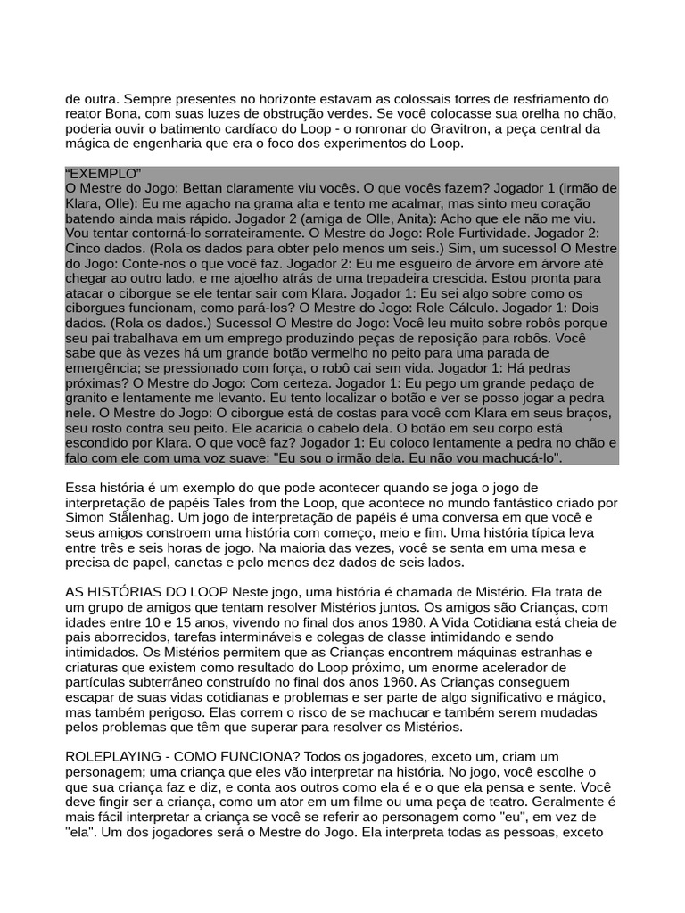 Tales From The Loop para Consulta | PDF