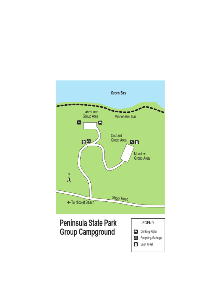 Peninsula Group Campground Map | PDF