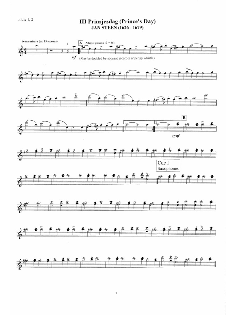 Dutch Flute | PDF