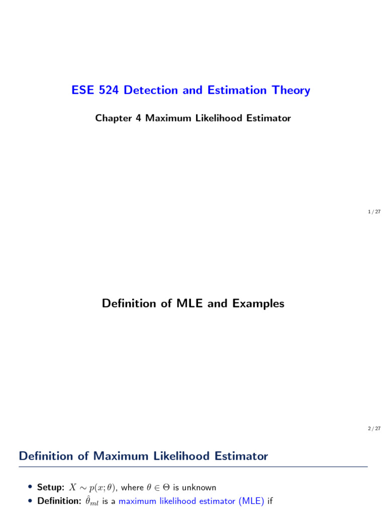 ESE 524 Chapter 4 | PDF