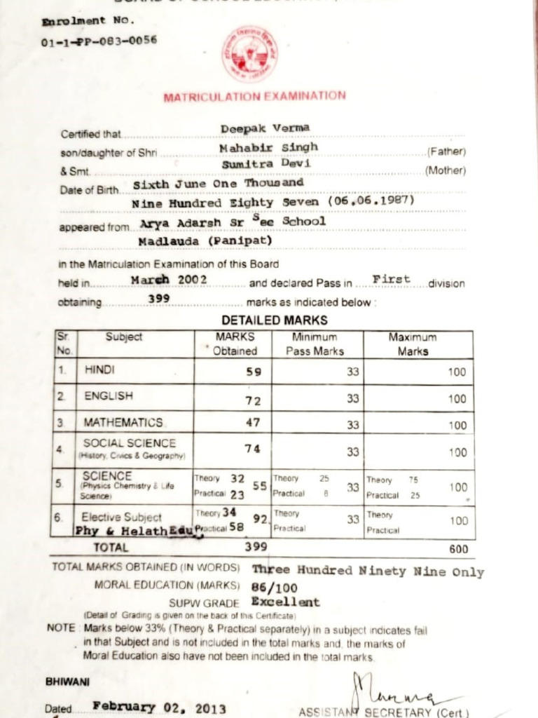 10th Deepak | PDF