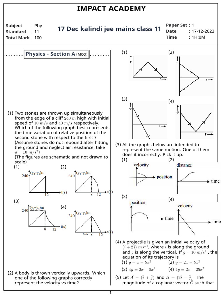 17 Dec Kalindi Jee Mains Class 11 1702376510 | PDF
