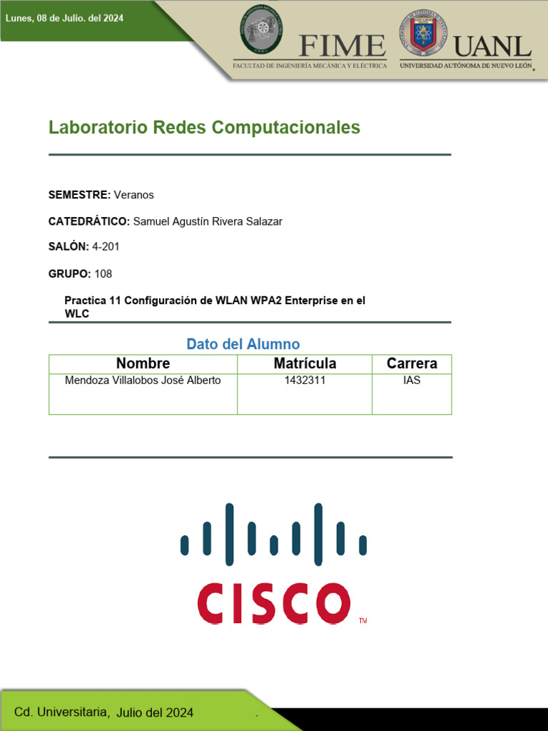 Practica 11 13 3 12 packet tracer configure a wpa2 enterprise wlan