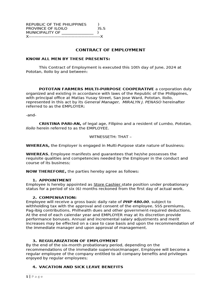 Jo Contract | PDF