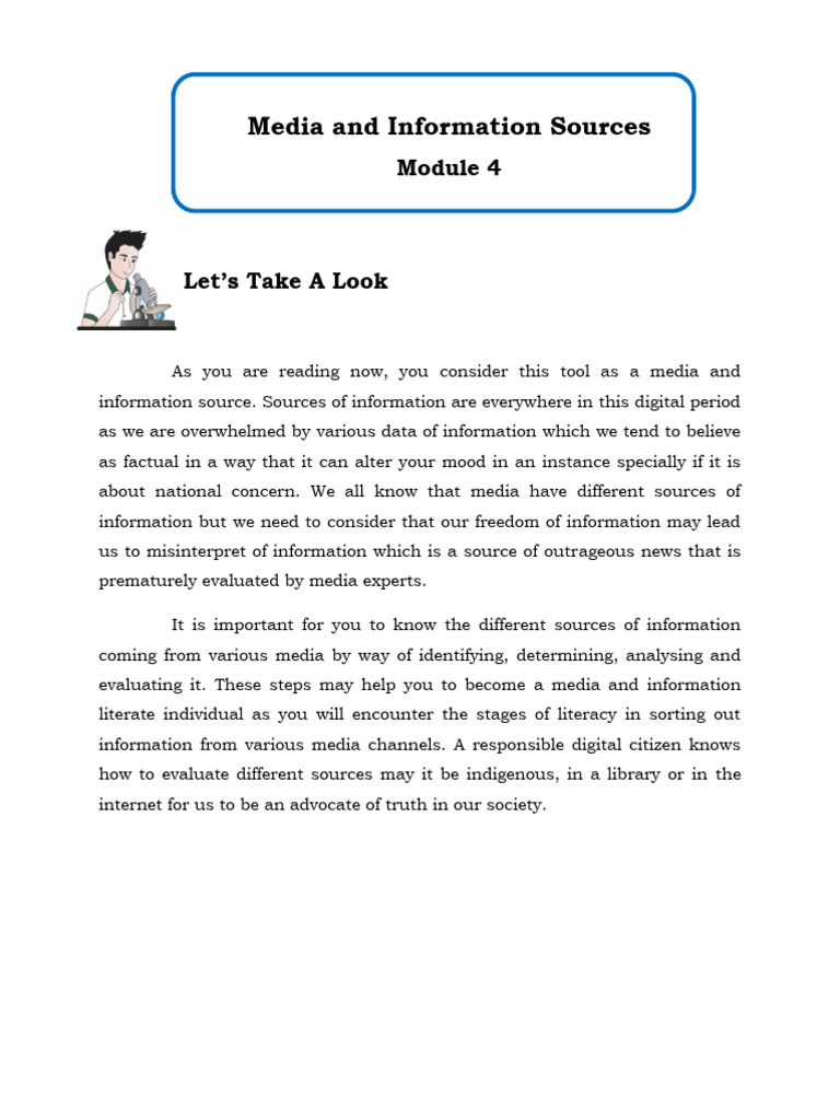 Mil-Module4-M I Sources | PDF