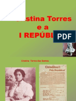 Cristina Torres e a I Republica - militância e ensino