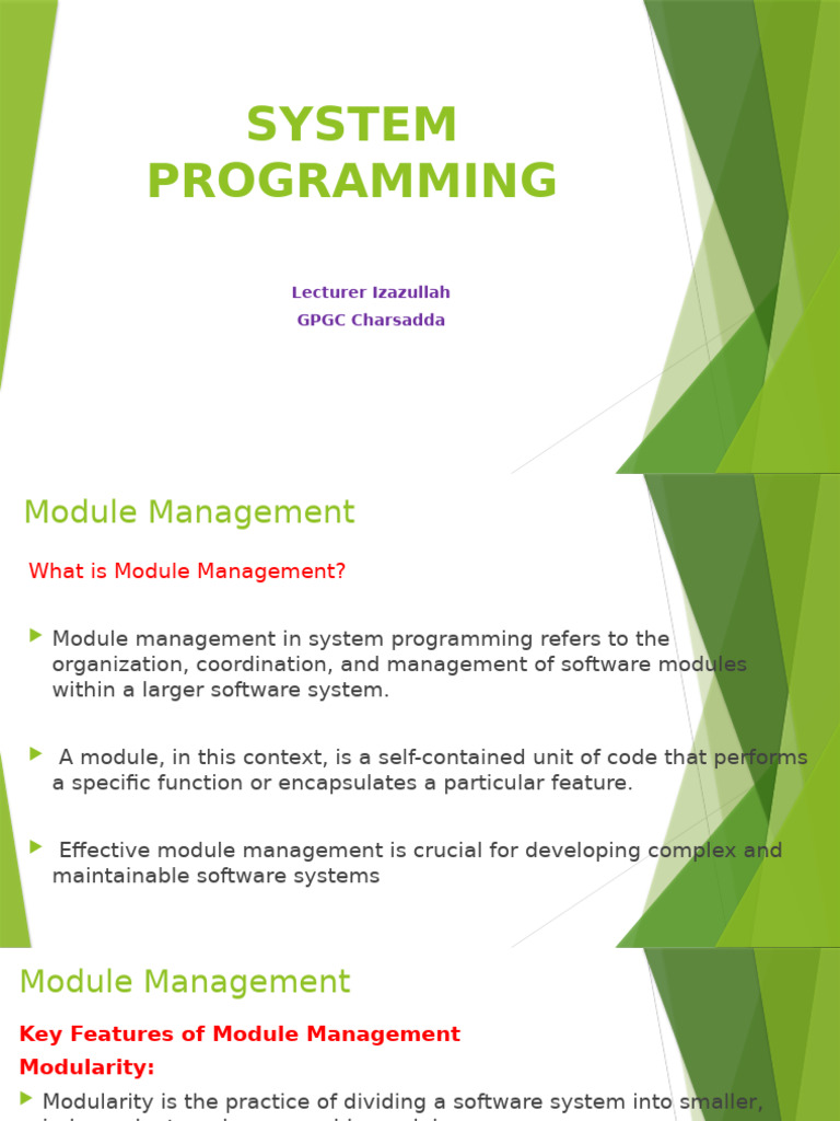 Module Management | PDF