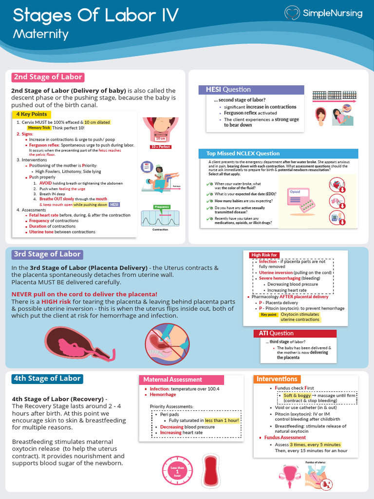 4 - 2nd Stage of Labor | PDF