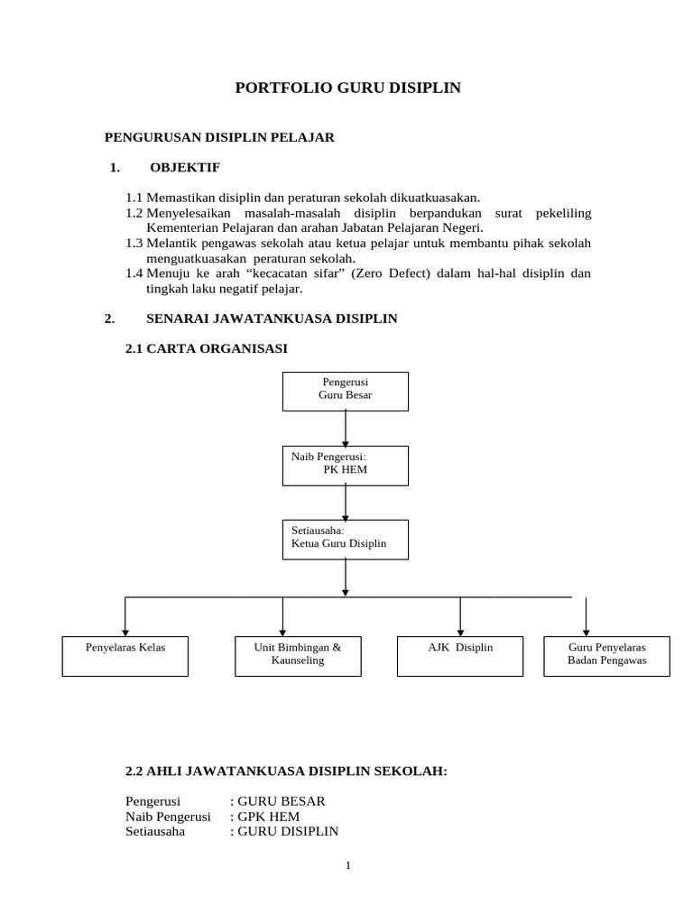 Fail Meja Guru Disiplin | PDF