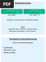 Recurrance