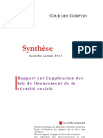 Synthese Rapport Securite Sociale 2011
