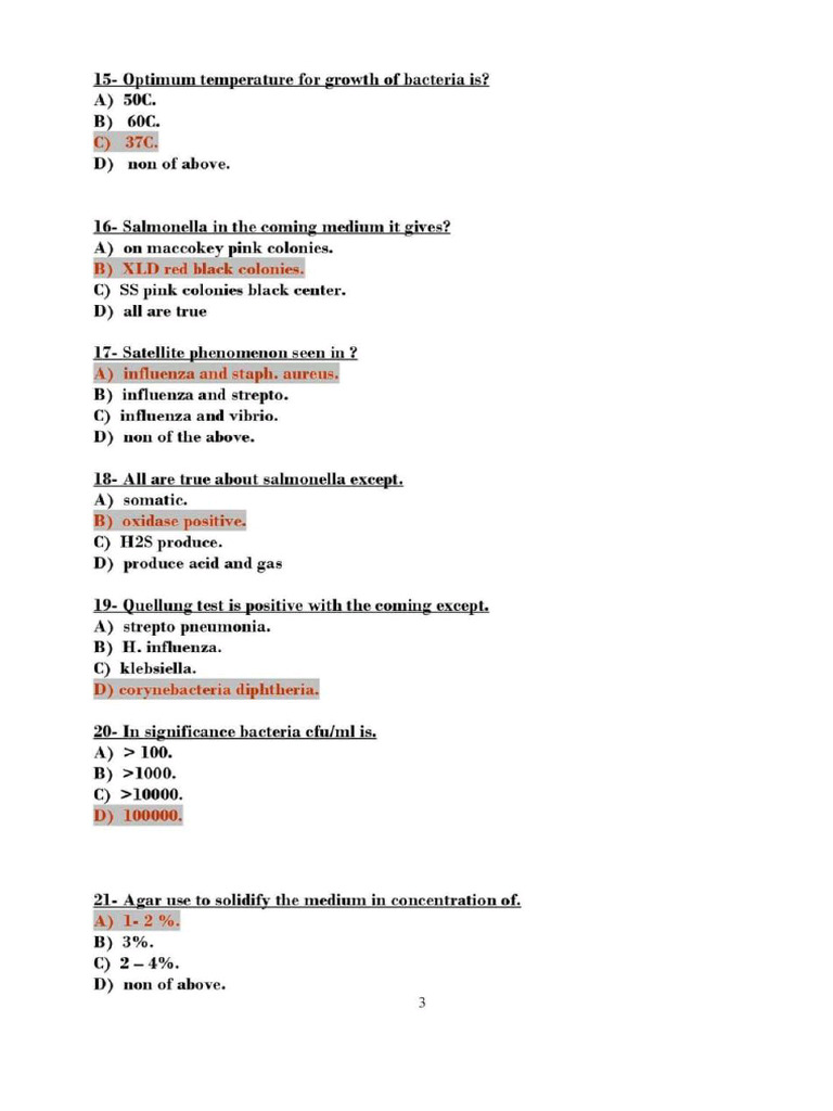 Microbiology Media Mcq Dkk Pdf