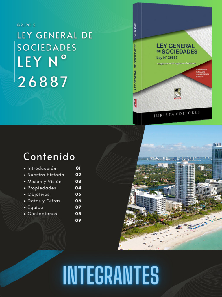 LEY GENERAL DE SOCIEDADES - Ley #26887 | PDF