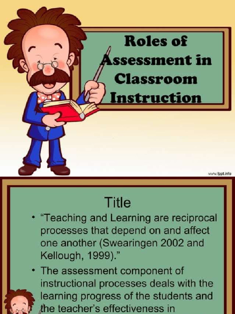 Examples Of Assessment In Classroom