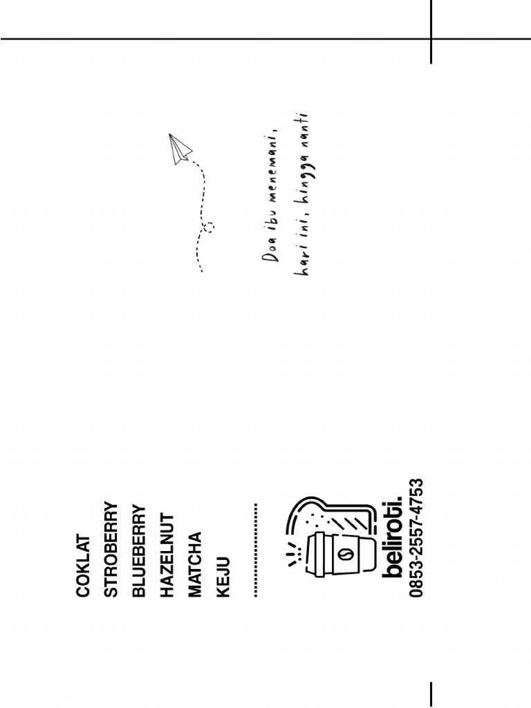 Bungkus Roti Print | PDF