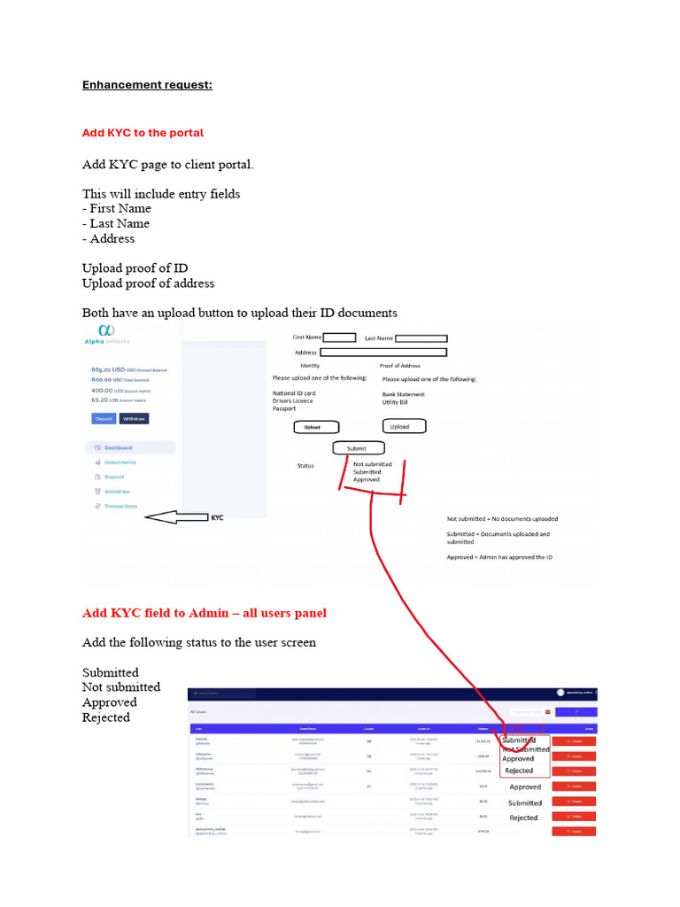 Enhancements - KYC | PDF