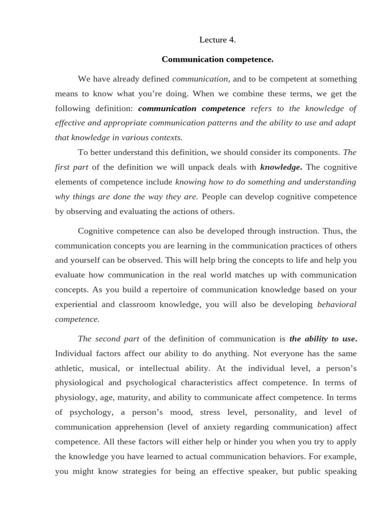 Lecture 4 | PDF