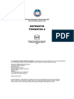 Huraian Sukatan Pelajaran Matematik Tingkatan 4 2012