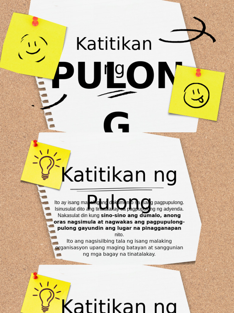 Katitikan NG Pulong Grade 12 | PDF