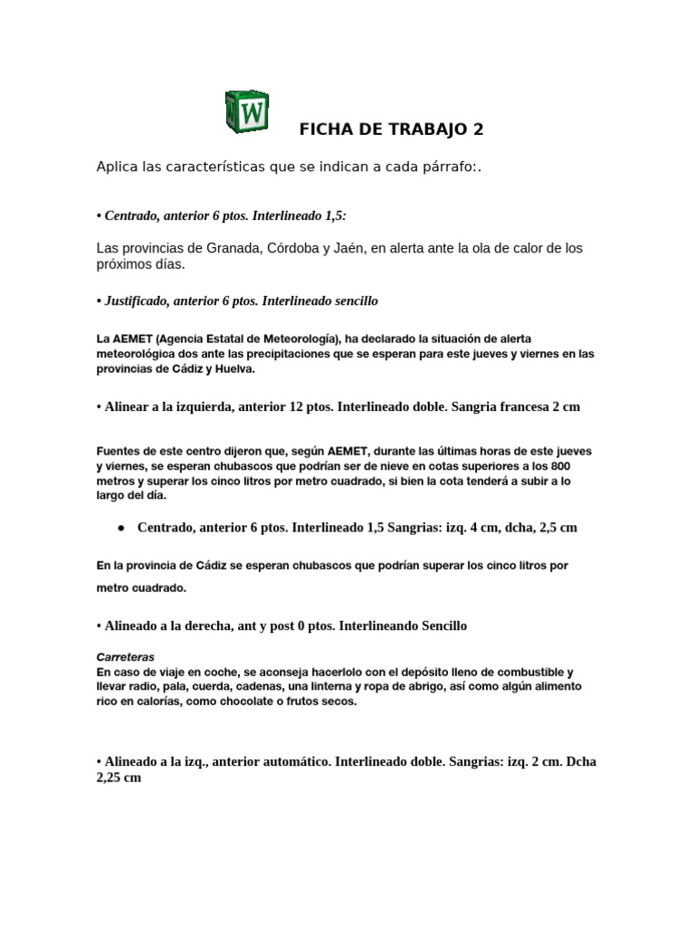 Ficha 2 | PDF