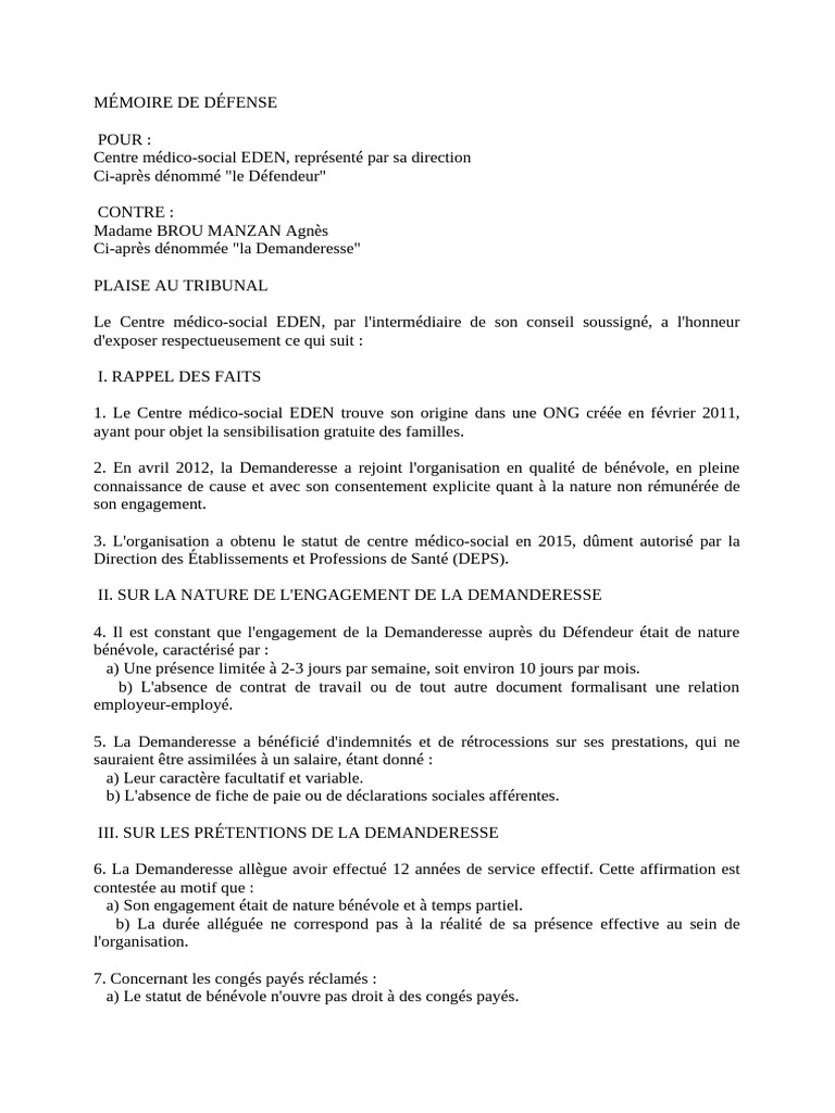 Memoire-De-Defense Resumé en 11 Points | PDF