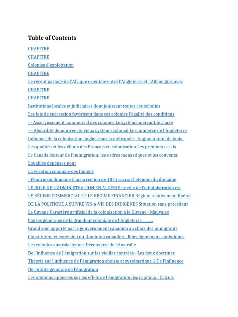 Analyse de la colonisation moderne | PDF | Colonisation | Colonialisme