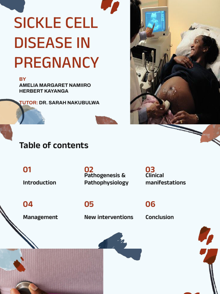 Sickle Cell Disease in Pregnancy by Slidesgo | PDF