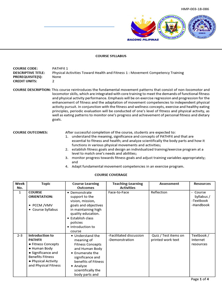PATHFit 1 | PDF