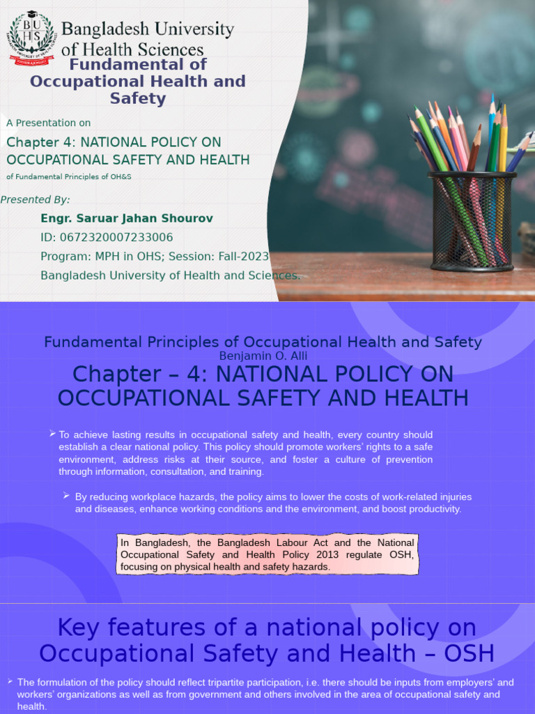 Fundamental of Occupational Health and Safety | PDF