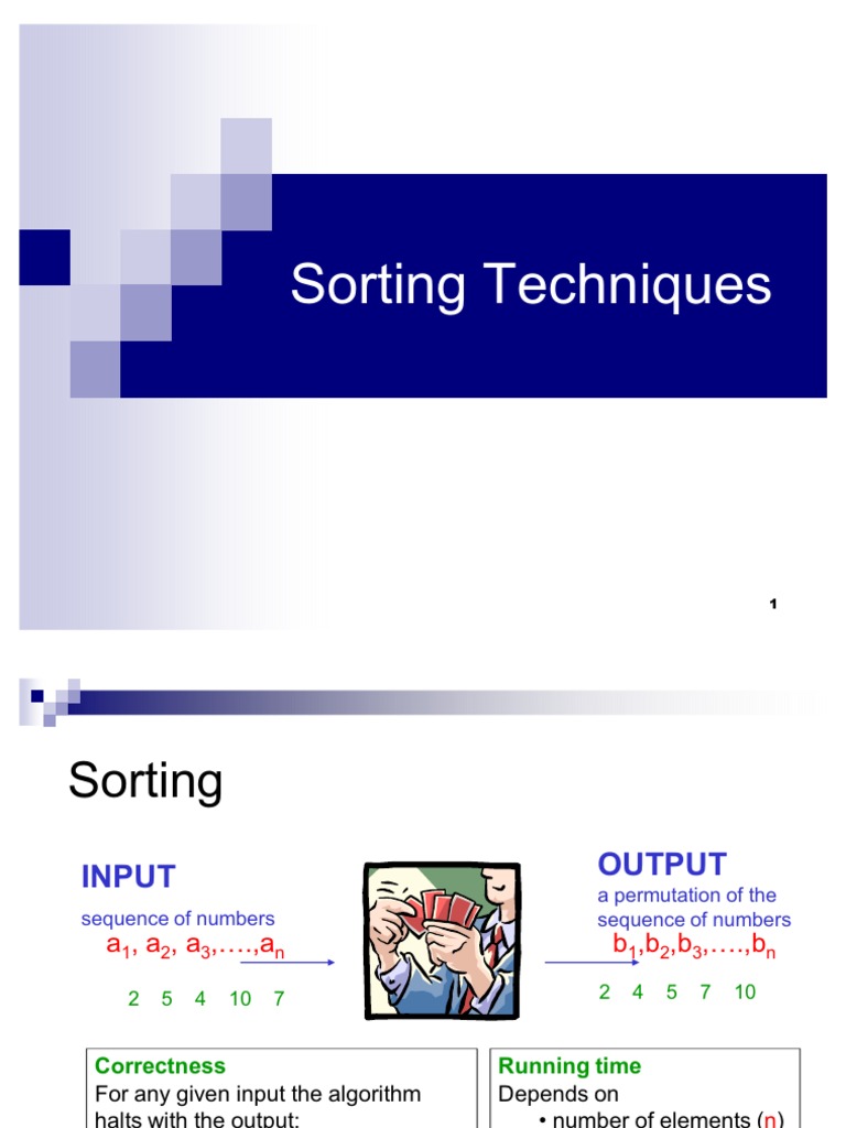 Lecture-39 Internal Sorting Techniques | Computing | Technology