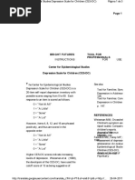 CES-DC Scoring Instructions | PDF | Psychological Concepts | Human ...