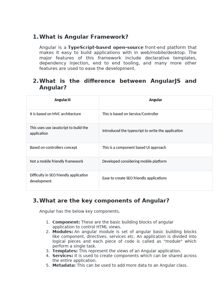 Angular Interview Q&A | PDF
