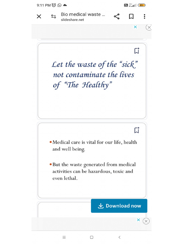 Bio Medical Waste Bmw Pdf