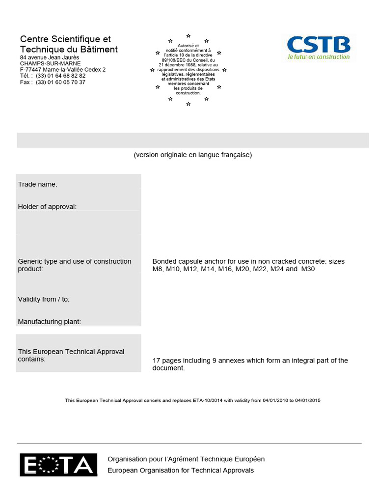 Eta 10 0014 2013 06 24 FR | PDF
