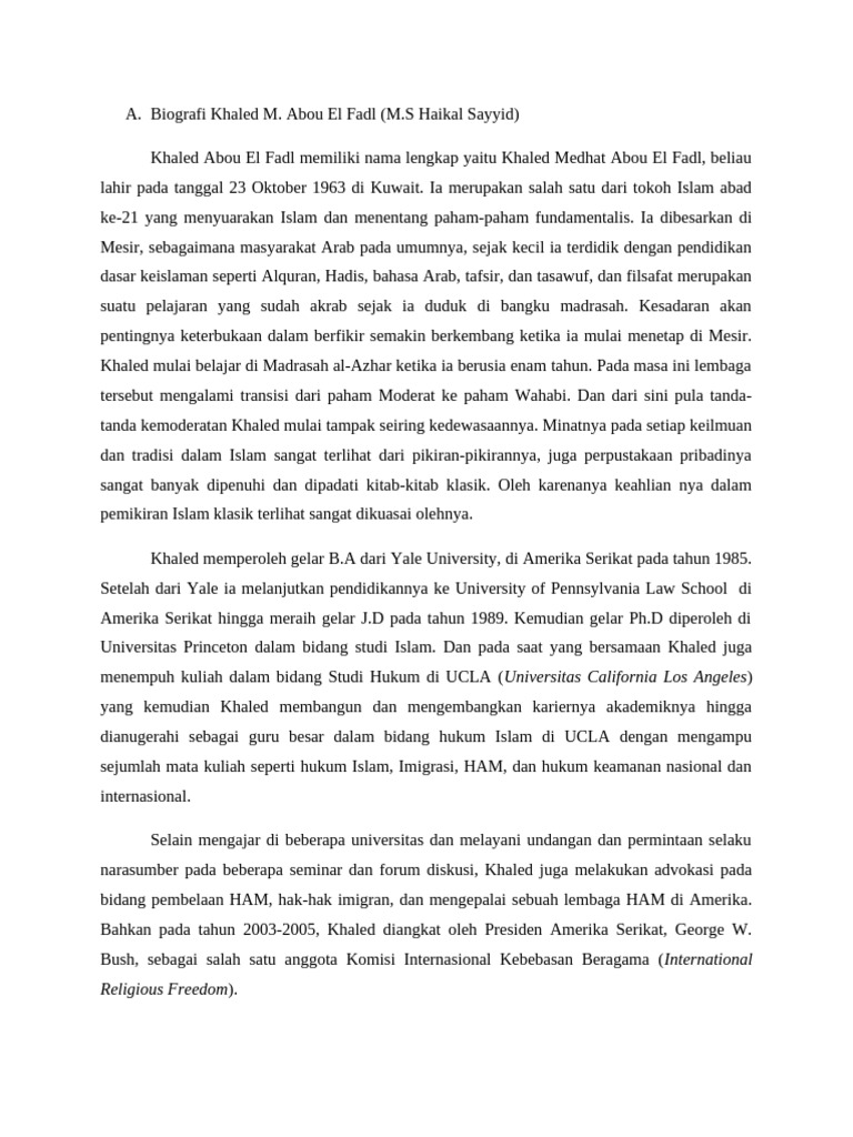 khaled abou el fadl hijab