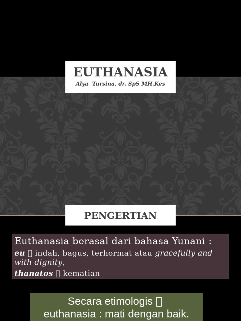 Euthanasia Rev Tk2 | PDF