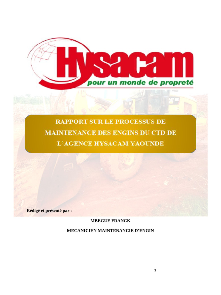 Rapport 2 Franck Hysacam | PDF
