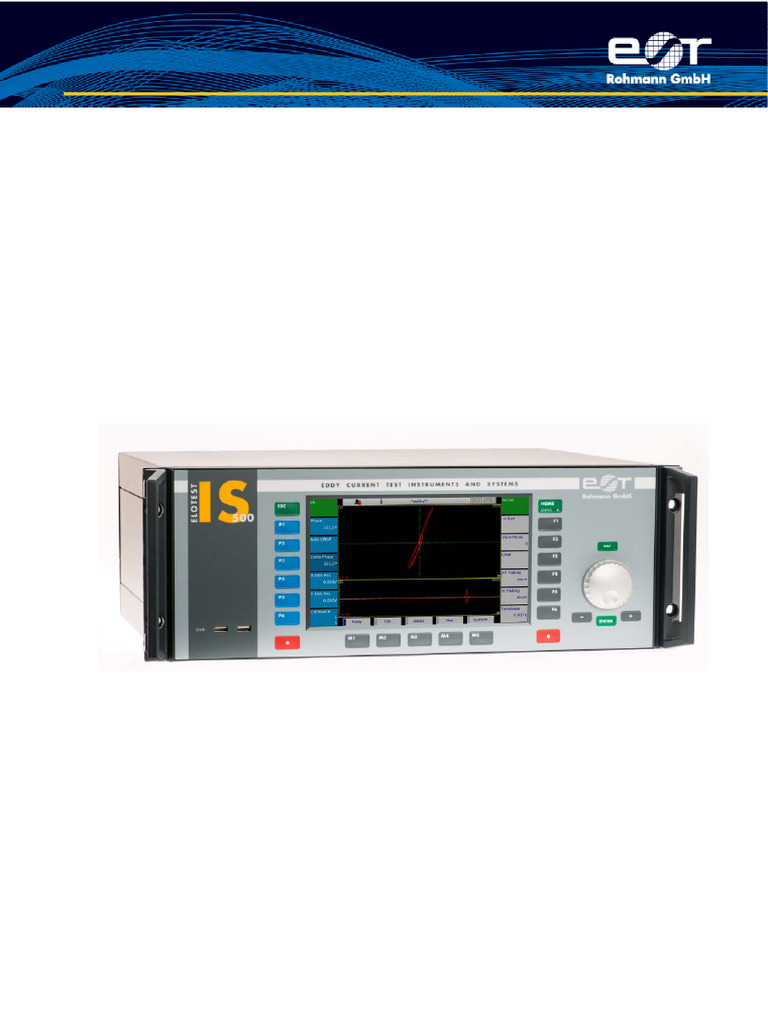 Rohmann - Elotest Is500 | PDF